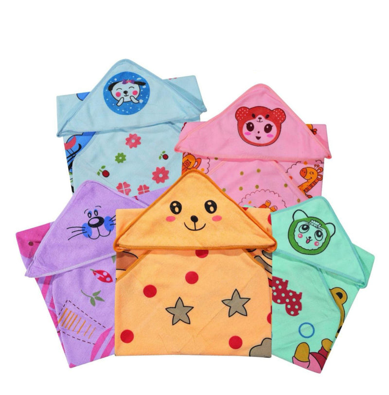 Baby Hood Print hooded towels