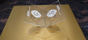 1. Crystal rehal book stand