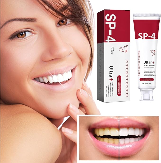 Sp-4 Breath Toothpaste,Brightening & Stain Removing Toothpaste ( Pack Of 2 )