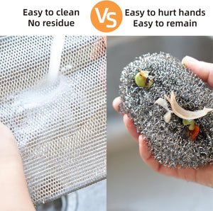 1. Dish Wash Scrubber Sponge Cloth Pad Dish Washing Scrub Utensils Cleaning Scrubbing Pads