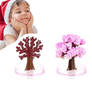 1. Paper Sakura Crystal Trees Toys Desk Decor Gift for Kids on Christmas OR Birthday