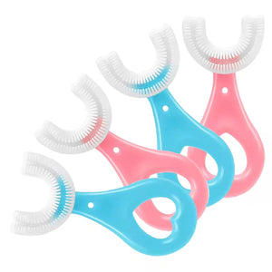 1. Soft Silicone U Shaped Toothbrush Kids