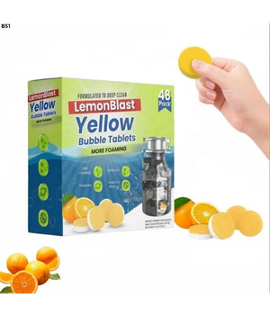 1. Foaming Drain Cleaning Tablets for Sink, Pipes & Disposal