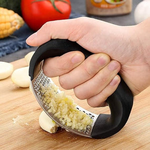 1. Stainless Steel Garlic Press Crusher, For Home And Kitchen