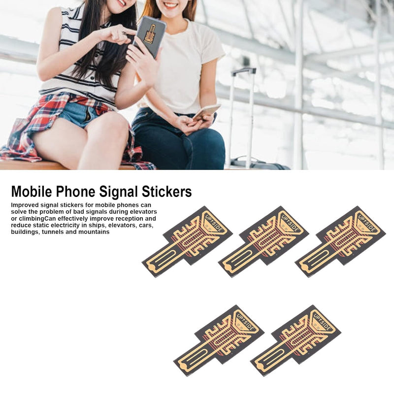 Mobile Phone Signal Enhancement Sticker for Better Cell Phone (PACK OF 4)