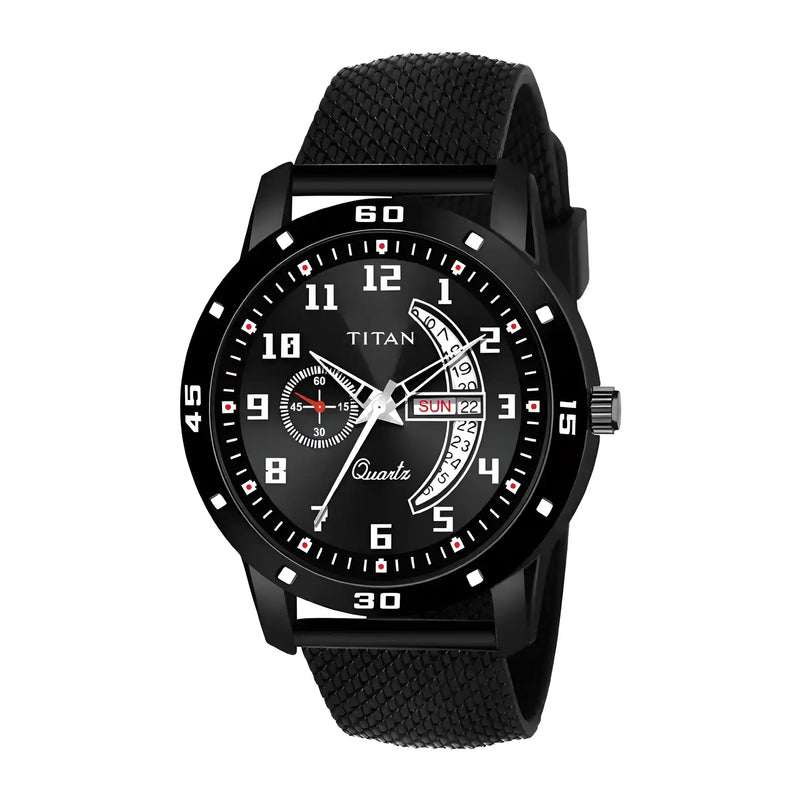 Latest Titan PU Leather Analog Watch
