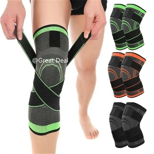 Elastic Sports Kneepad for Men & Women – Pressurized Knee Support Protector for Fitness, Running, Basketball, Volleyball & Gym Workouts, Breathable Athletic Knee Brace Sleeve for Joint Stability, Pain Relief & Injury Prevention During Sports Activities