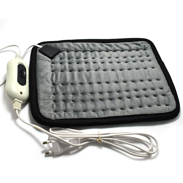 Electric Heating Pad Brown Orthopaedic Heating Belt for Pain Relief – Fast Heating Therapy Pad for Back, Shoulder, Knee & Muscle Pain, Adjustable Temperature Heat Belt for Men & Women, Soft Comfortable Reusable Heat Therapy Wrap