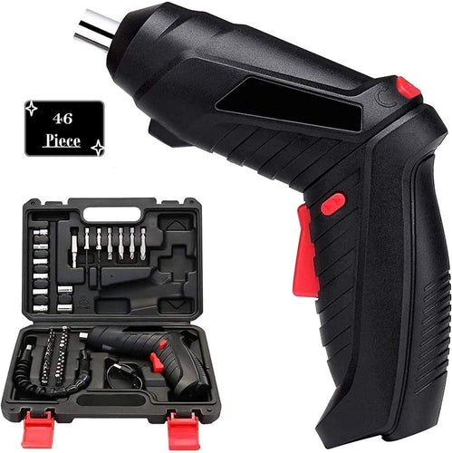 Electric Screwdriver Set, 47 in 1 Rechargeable and Rotatable Cordless Electric Cordless Screwdriver Drill