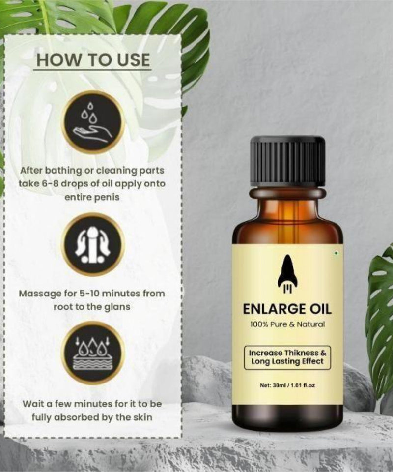 Enlarge Oil Pure Natural oil (Pack of 2)