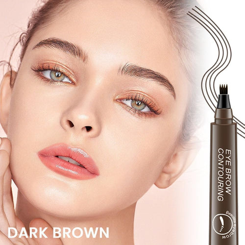 Eyebrow Pen, Microblading Eyebrows, 4 Points Eyebrow Pencil