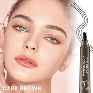 1. Eyebrow Pen, Microblading Eyebrows, 4 Points Eyebrow Pencil