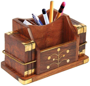 1. Pen Stand Card Holder Desk Organizer Home Office Accessories Table Decor