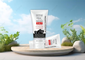 1. Glow & Clean Activated Charcoal Face Wash