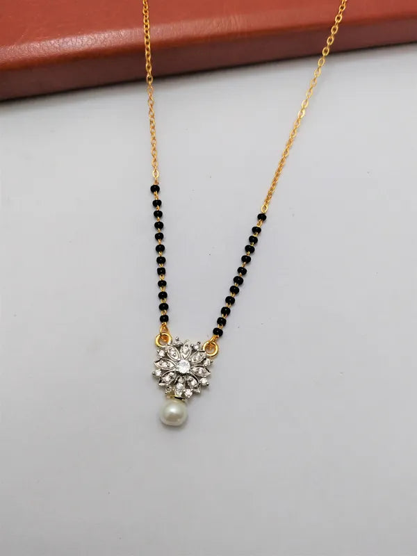 Orchid Mangalsutra With Pearl