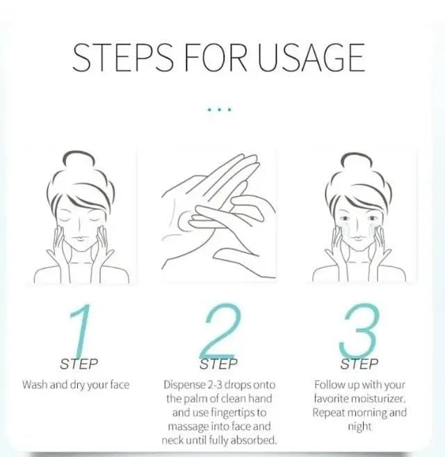Face Serum Remover Blackheads Dark Spots Acne Treatment Oil Control Moisturizing