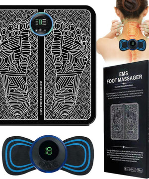 1. Foot And body Massager Pain Relief Wireless Electric EMS Massage Rechargeable Portable Folding Machine