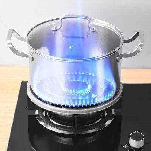 Gas Saver Burner Stand Gas Saver Jali Home Gas Stove Fire & Windproof Energy Saving Stand (Fire saving stand)