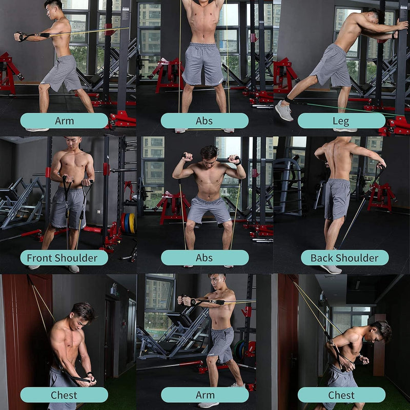 Power Resistance Bands Set for Workout, Resistance Bands for Exercise