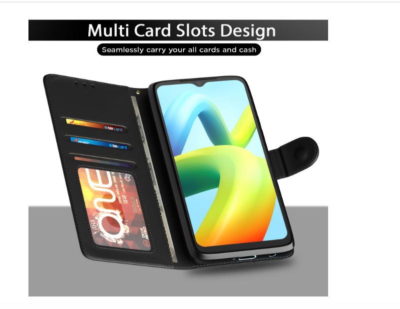 Redmi A / A1 / A2 Premium Flip Cover – Shockproof, Slim & Stylish