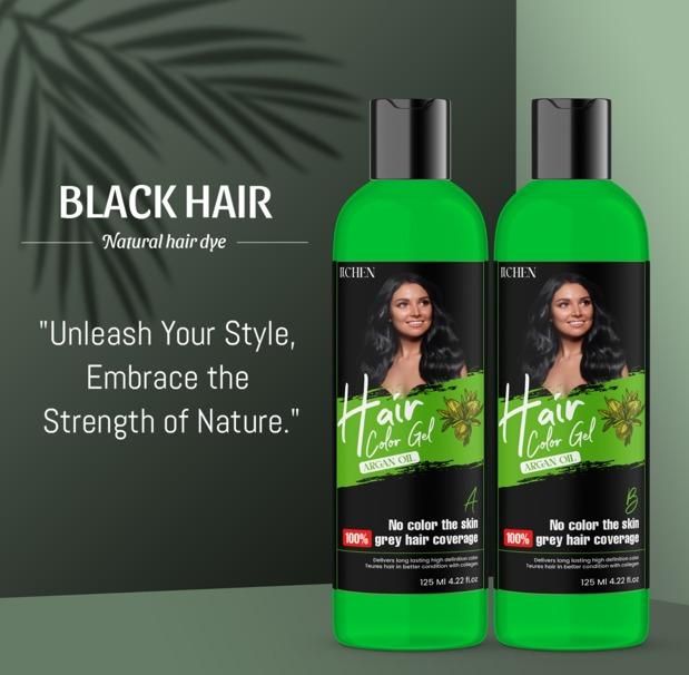 Hair Color Gel - 100% Gray Hair Coverage 125ml (Pack Of 2)