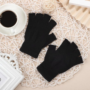 1. Half Finger warm Woolen Winter hand gloves