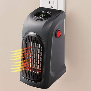 1. Handy Electric Heater Plug-In Heater, Mini Heater, Portable Room, Office, Bedroom Heater