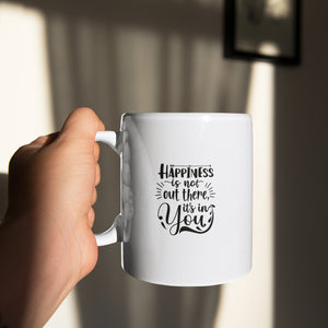 1. Happie Gifting Inspiring Happiness Quote Mug Ideal Gift for Friends, Family, and Coffee Lovers