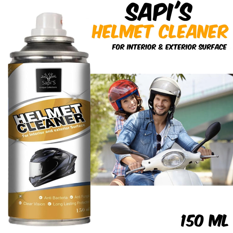 HELMET CLEANER FOR INTERIOR AND EXTERIOR SURFACE