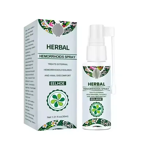 Herbal Hemorrhoids & Piles Relief Spray | Soothing Oil Spray for Painful Piles, Fissures & Anal Discomfort Care