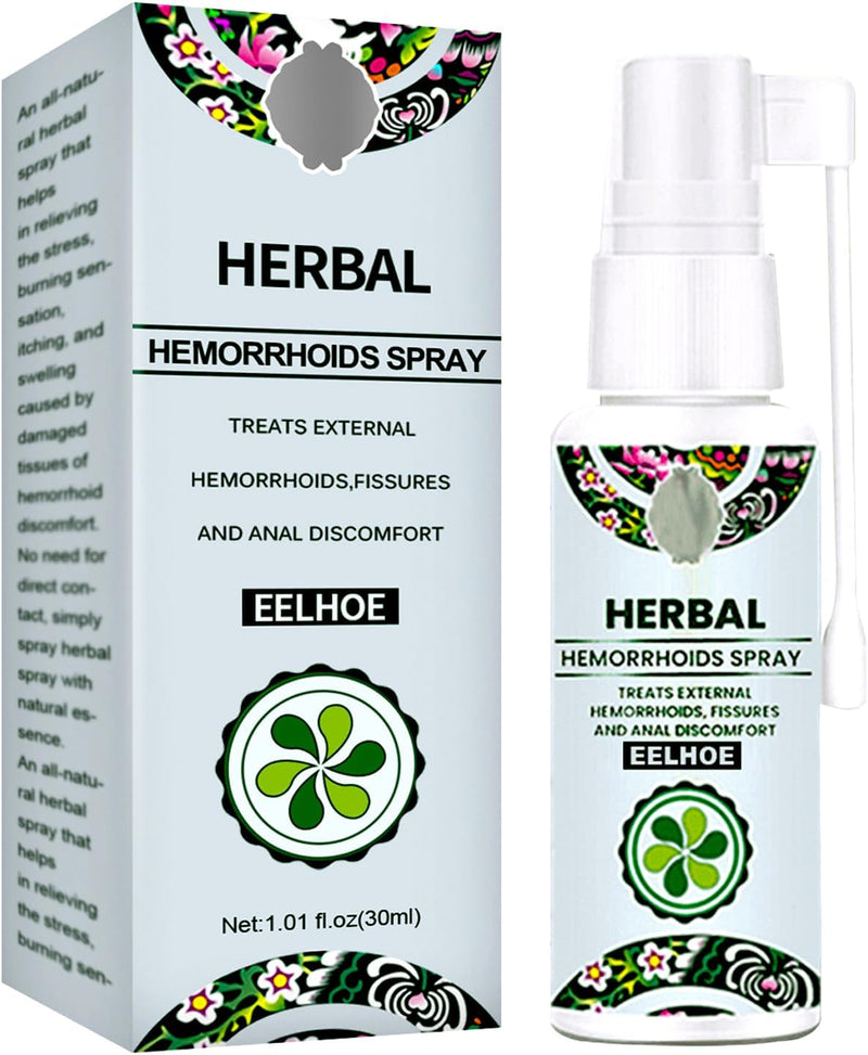 Hemorrhoids Spray Piles Spray Herbal Oil Spray for Painful Piles & Fissure Spray