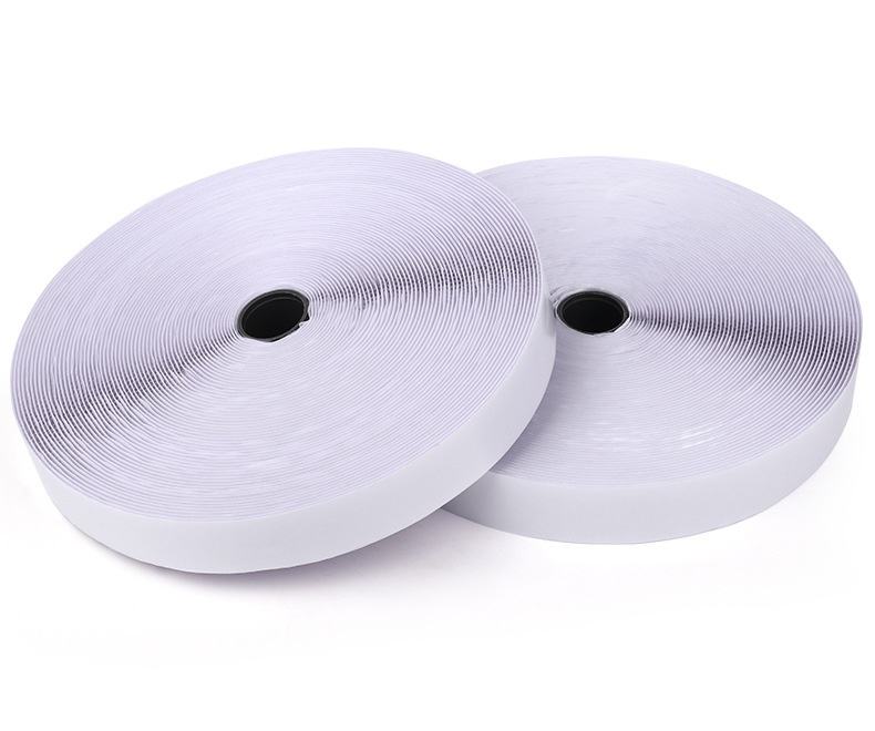 Hook and loop tape roll white non Adhesive 5 meter