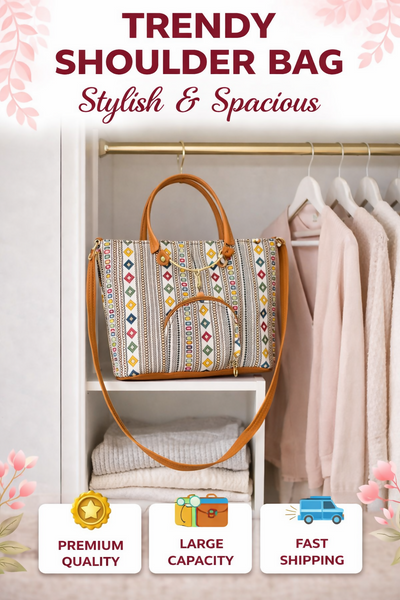 Trendy Printed Shoulder Bag for Women – Stylish & Spacious Handbag with Large Capacity, Premium Quality & Daily Use Sling Bag