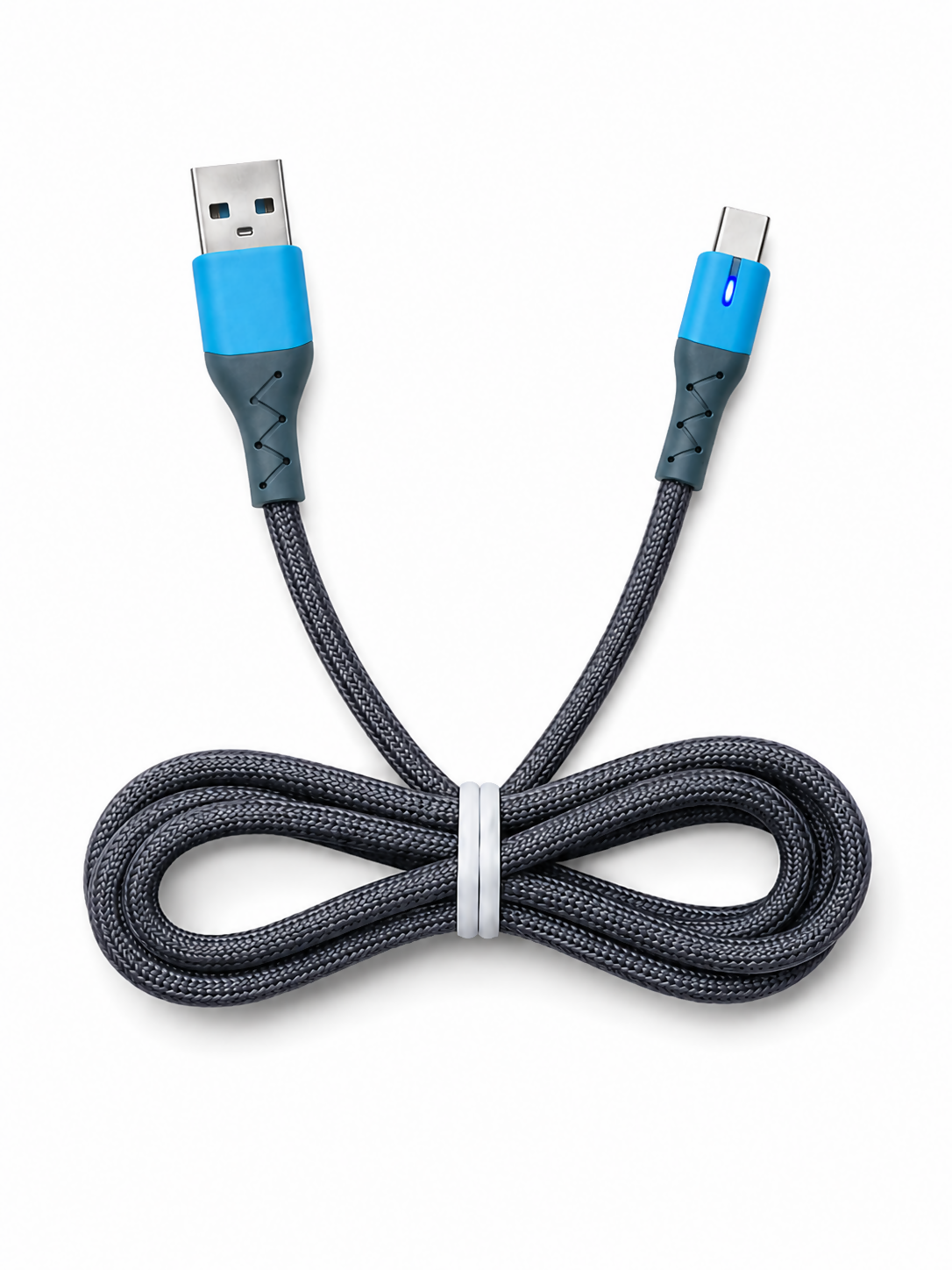 Premium Mobile Essentials Combo – Earphones + Type-C Cable + Fan + Cable Protector