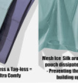 Ice Silk Mesh Mens Underwear - Seamless Trunks for Men - Breathable Boxer Briefs 3-Pack