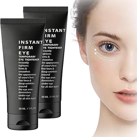 Instant Firm Eye Tightener, Fade Fine Lines, Bright and Tight (Pack of 2)