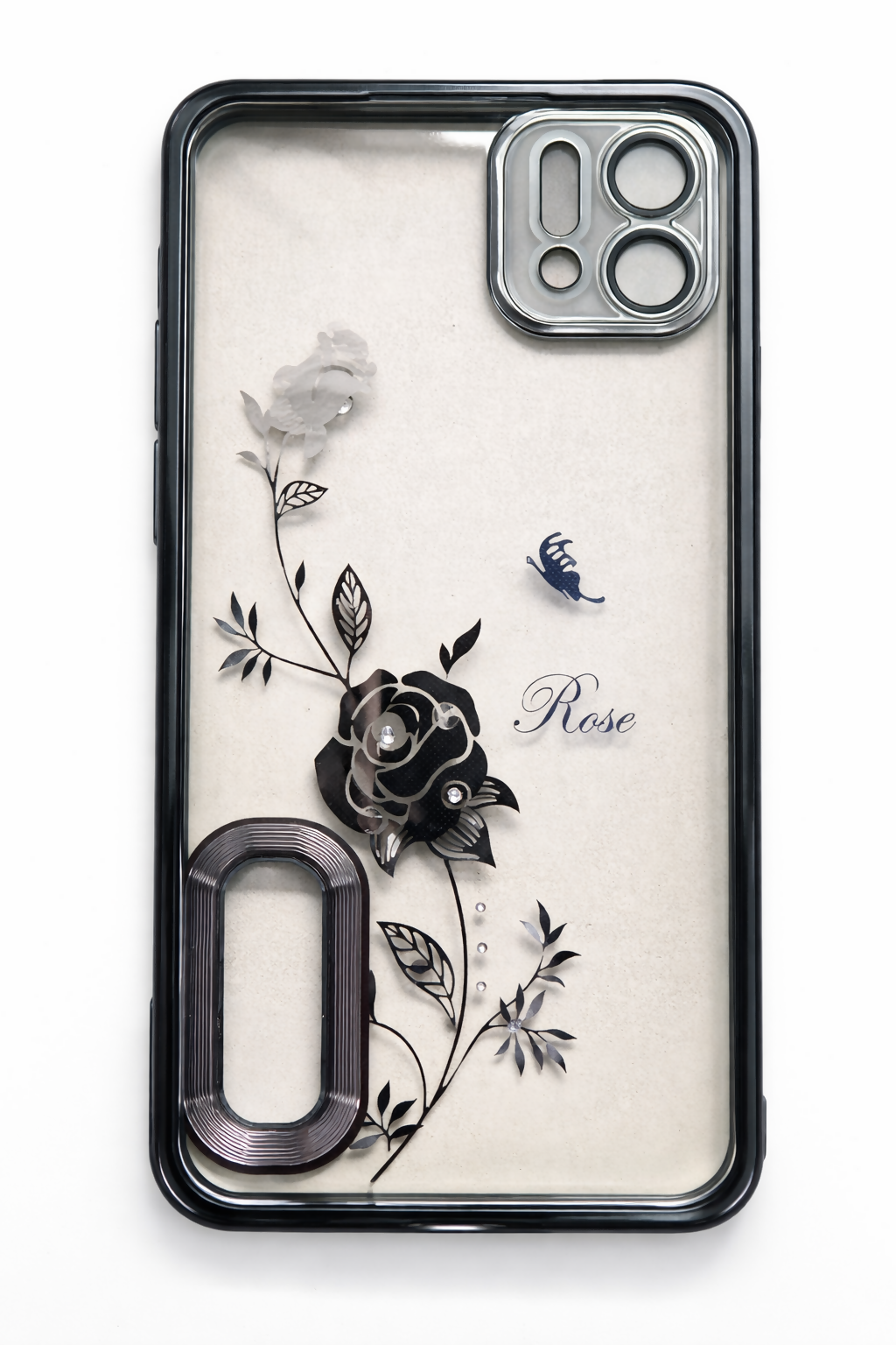 OPPO A16K Rose Design Back Cover | Floral Printed Case | Stylish & Shockproof Protection