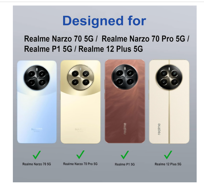 Realme 12, 12X, 13, C65 Flip Cover with Card Holder & Magnetic Lock