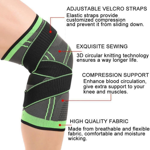 Knee Compression Sleeve, Knee Support for Sports Workout (Pack of 1)