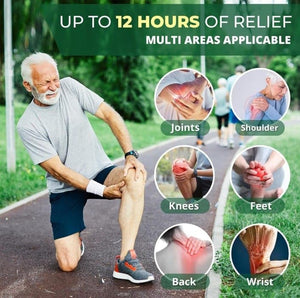 1. Knee Pain Relief Patches, Herbal Pain Relief Patches, Long-Lasting & Effective, Safe and Harmless