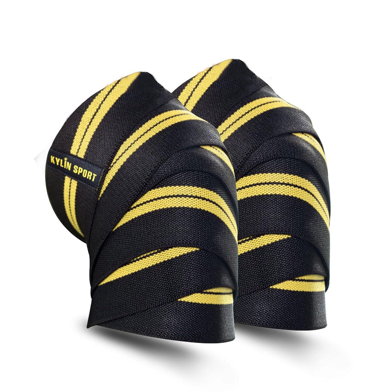 Knee Wrap (Pair) Elasticated Compression Knee Support