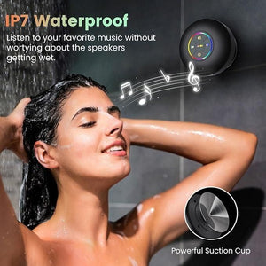 1. Large Suction Cup Waterproof Bluetooth Speaker