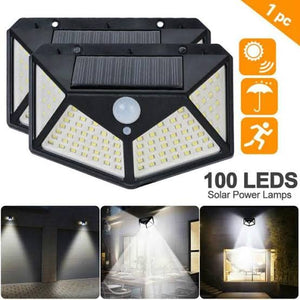 1. Latest Solar Lights for Garden 100 LED Motion Sensor