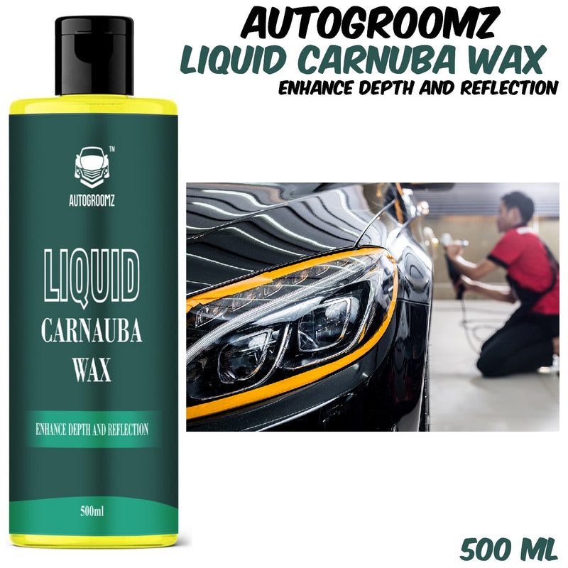 Liquid Carnauba Wax ENHANCE DEPTH AND REFLECTION