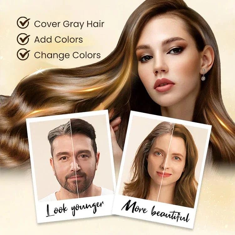 Long Lasting Natural Hair Dye Shampoo (PACK OF 2)