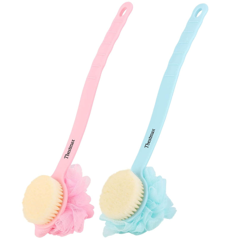 Loofah Back Scrubber Long Handle Shower Body Brush