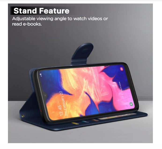 Samsung Galaxy A10 / M10 Flip Cover – Full Protection, Slim Design, Modern Finish