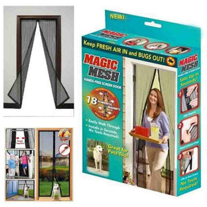 1. Magic Mesh Magnetic Mosquito Screen Door Net Curtain with Magnets Reinforced Polyester Mesh Curtain