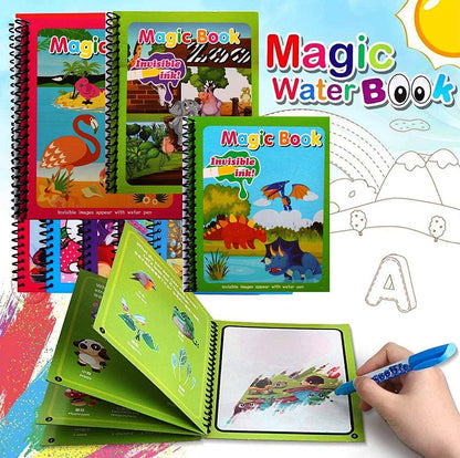 Magical Water Painting Book For Kids (Pack of 4)