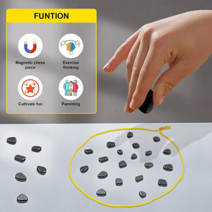 1. Magnetic Board Game for Kids and Adults 3 Different Design Duel Rock Board Game